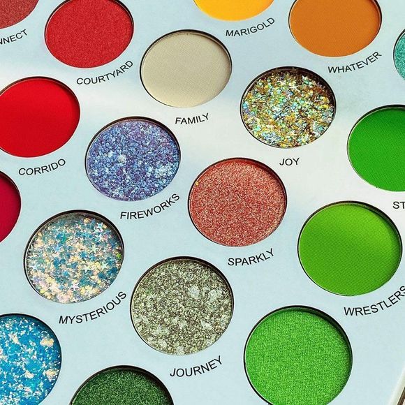 La Catrina Makeup Pallet Colorful 54 Color,Afflano Large High Eyeshadow Palette - Picture 4 of 6